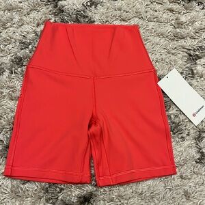 Lululemon Align HR short 6” Glaze Pink. Size 2. New with tag.